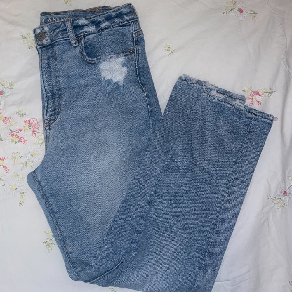 American Eagle Mom Jeans Stretch Size 6